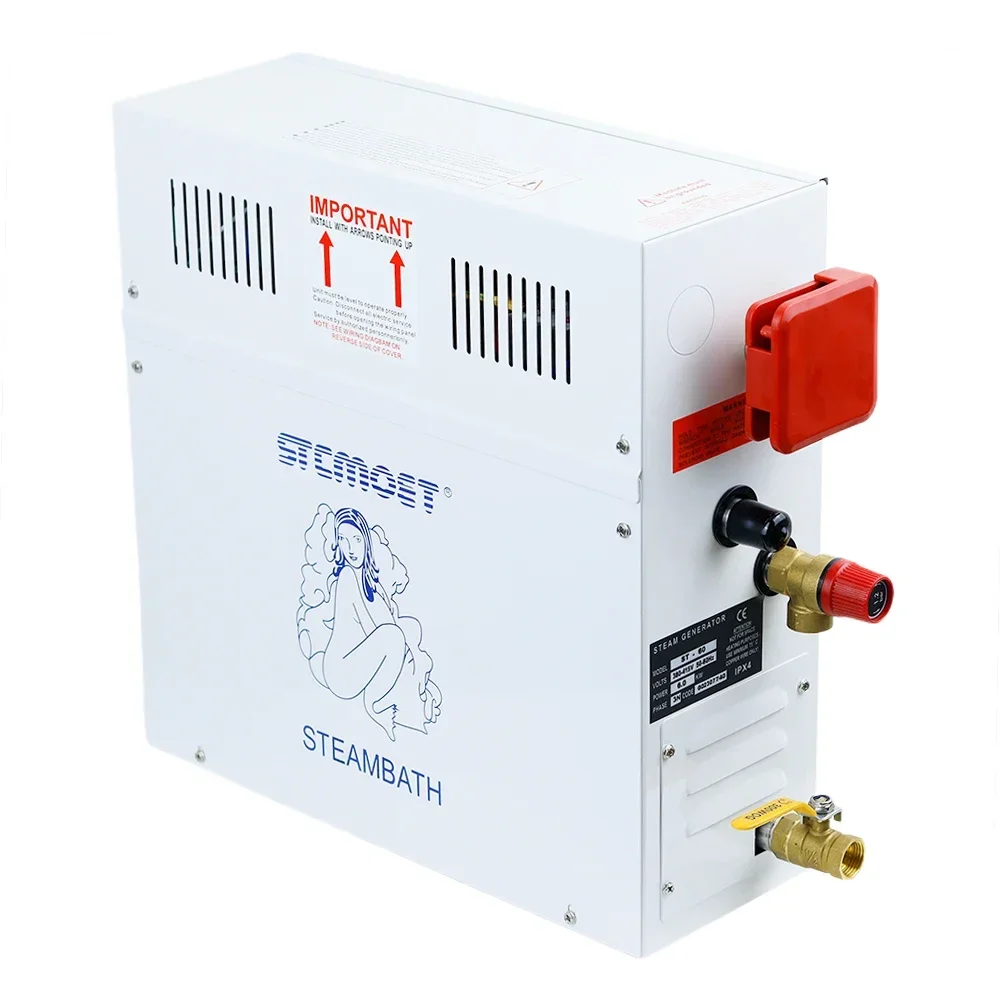 220V/380V Steam Generator Machine Shower Sauna Bath Spa Waterproof Controller