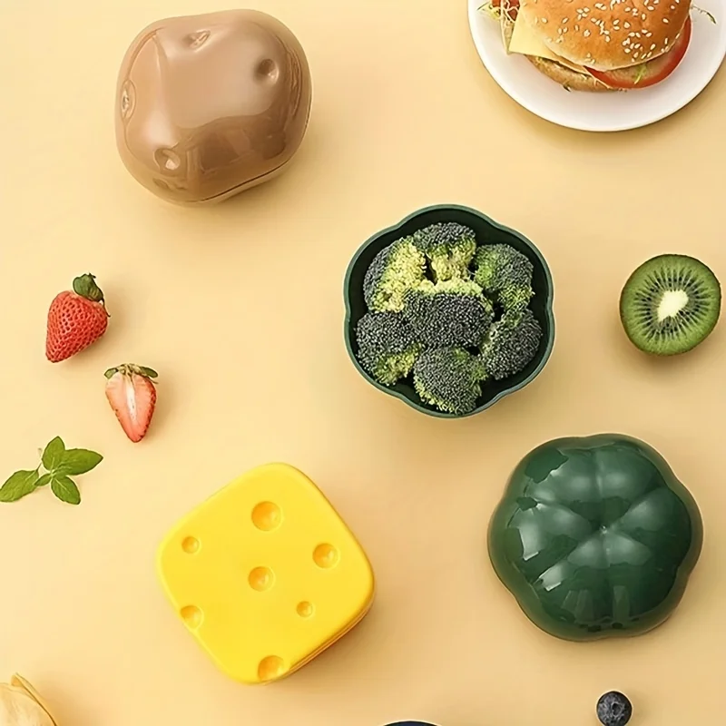 1pc Saver Food Storage Container Vegetable fresh keeping box kitchen refrigerator fruit Fresh preservation box reusable fresh-ke