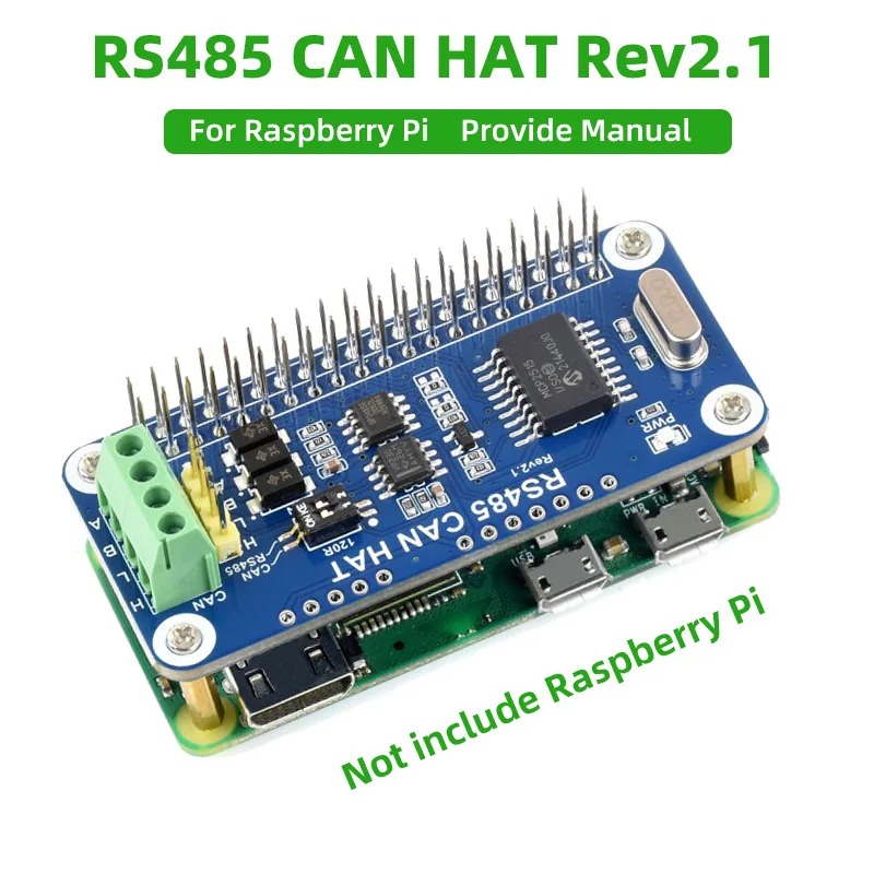 Interface Raspberry pi Rs485 Pode Chapéu 3.3v Interface Sp3485 Spi Permite Comunicação Estável de Longa Distância para pi 4b 3b Mais 3b Zero