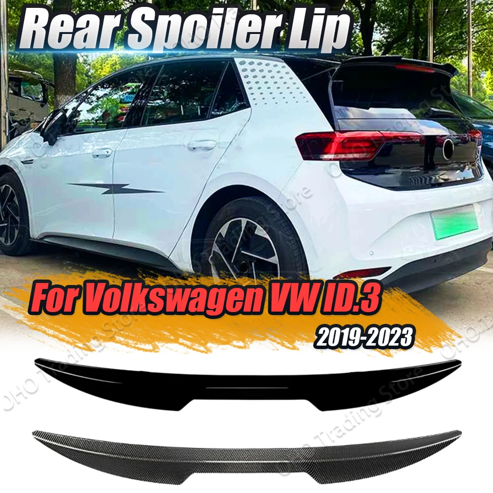 Id3 Tuning Auto Car Rear Trunk Roof Spoiler For Volkswagen For VW ID.3 2019-2023 ...