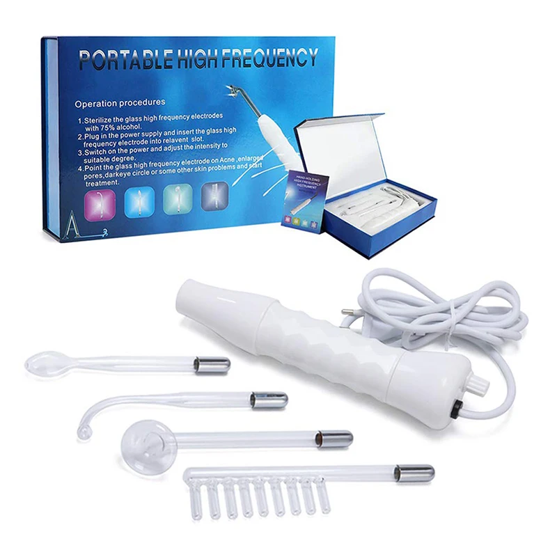 Portable High-Frequency Skin Treatment Stick Machine Commercial Electrotherapy Machine Neon Argon Mixed Facial Stick electrotherapy skin care tool skin care device