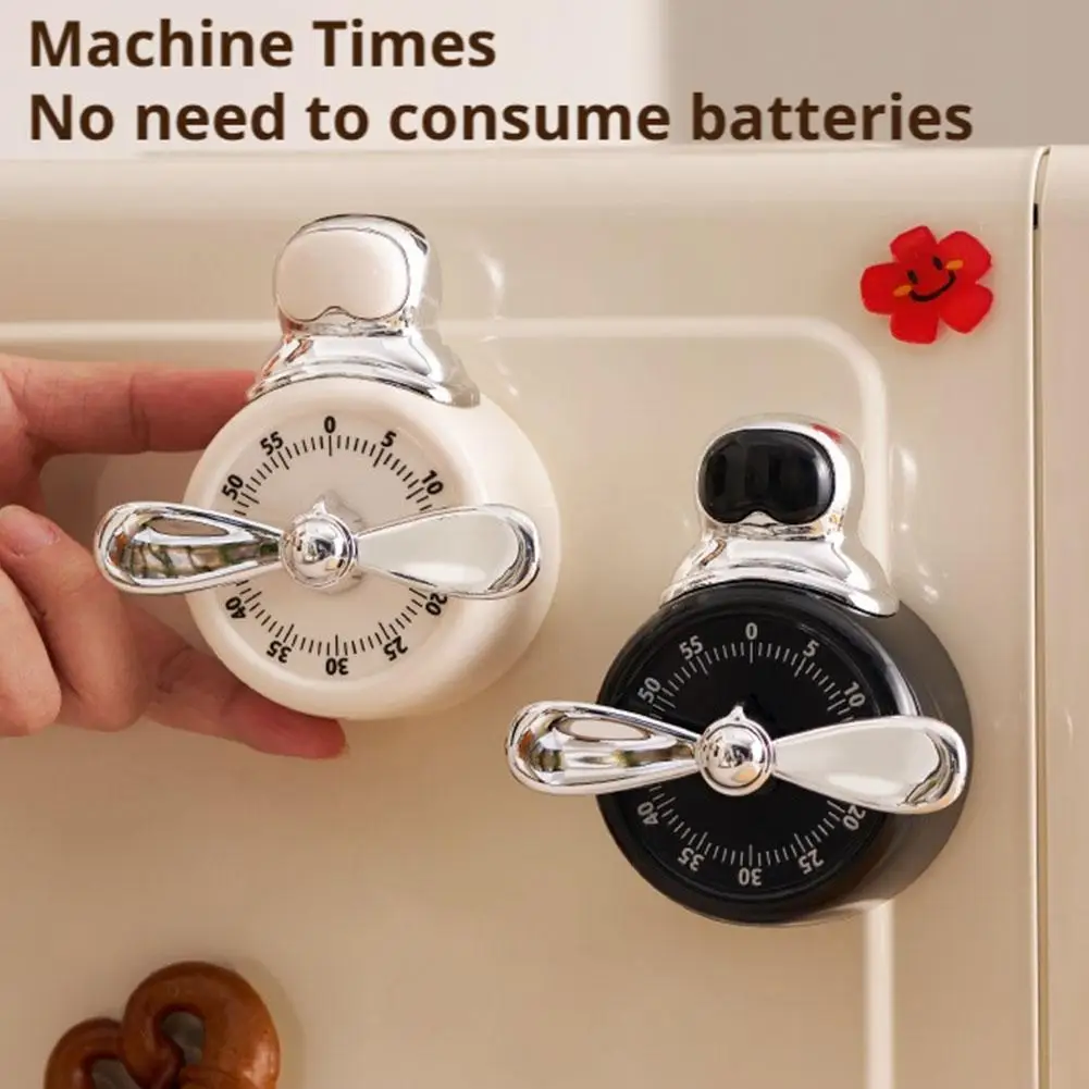 Adorable Magnetic Kitchen Timer with 1-Hour Countdown and Alarm