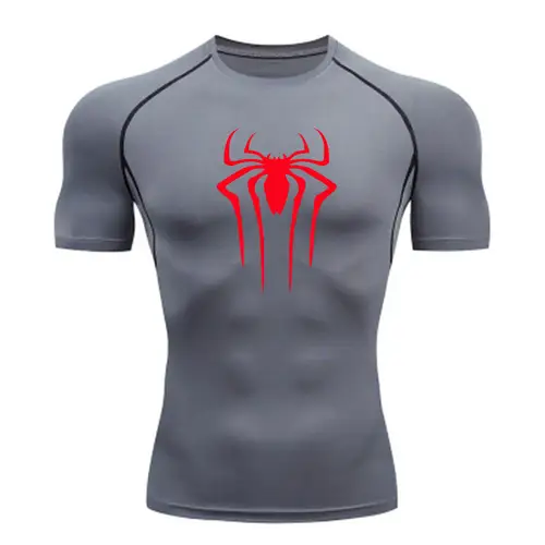 New Compression Shirt Men Fitness Gym Super Hero Sport Running T-Shirt Rashgard Tops Tee Quick Dry Short Sleeve T-Shirt For Men - Image 9