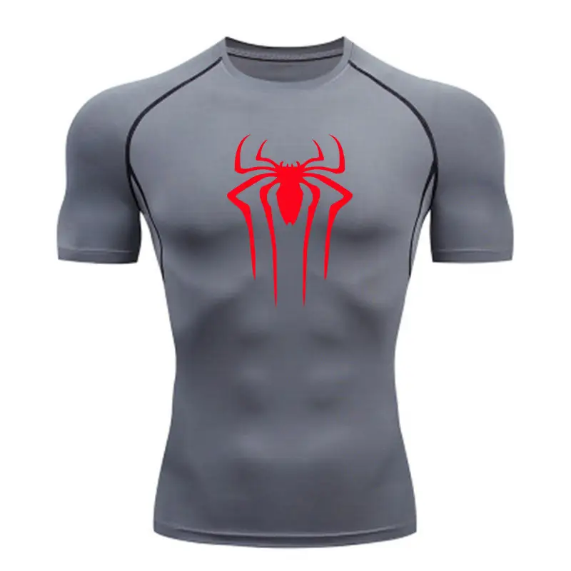 New Compression Shirt Men Fitness Gym Super Hero Sport Running T-Shirt Rashgard Tops Tee Quick Dry Short Sleeve T-Shirt For Men - Image 9