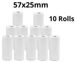 Premium 57mm Instant Film Printing Paper - Smooth and Durable for Creative Photography Enthusiasts (10 White No - Sticky)