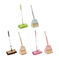 Mop House Cleaning Gifts Kid Broom Dustpan Set for Girls Boys Age 3-6 2