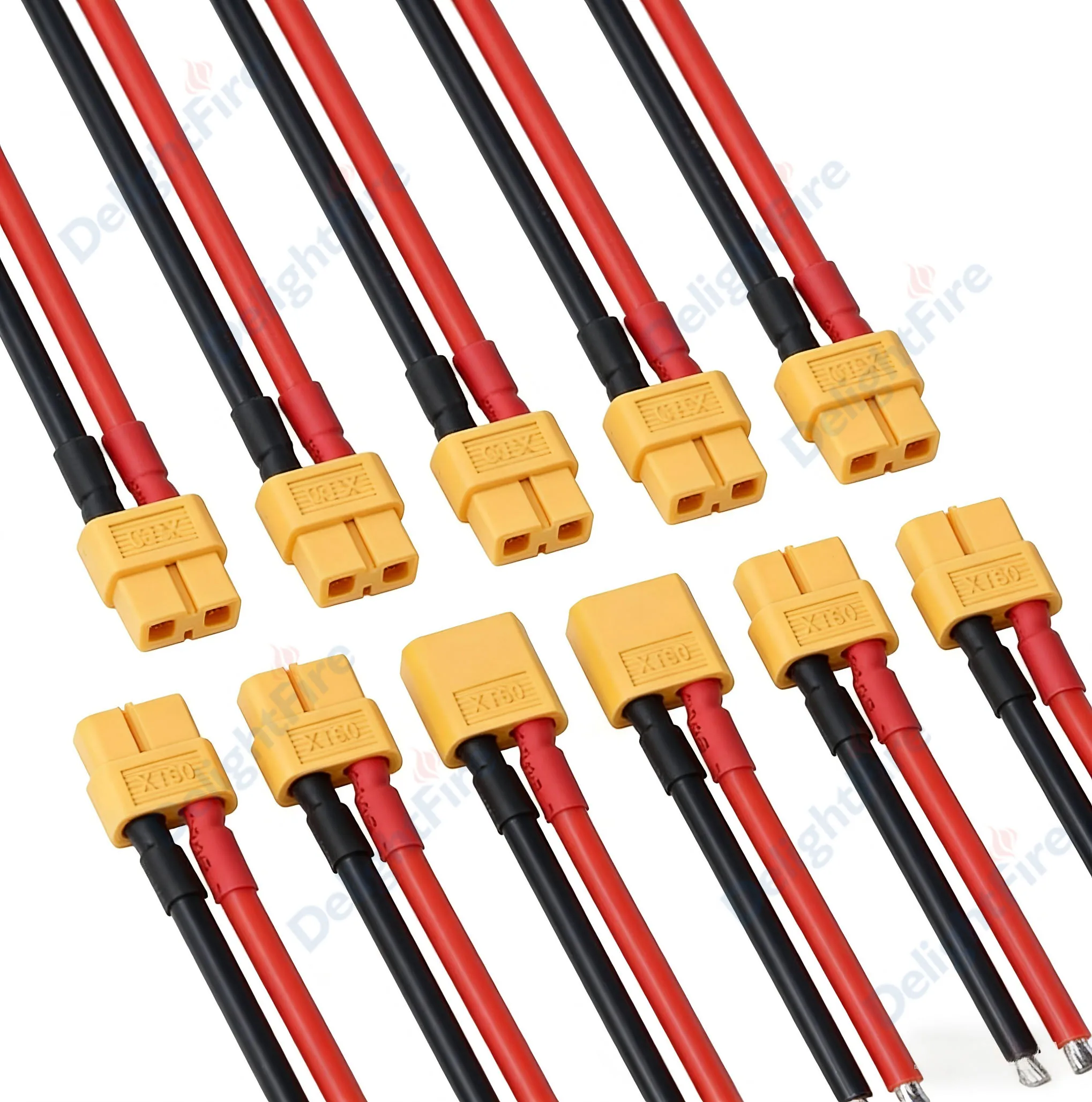 Sddd74fe9190c41db9d030f103ca14af1p.jpg XT60 Plug Female Male Parallel Battery Connector with 14AWG Silicon Wire for RC Airplane Lipo Battery ESC FPV Drone Car Boat