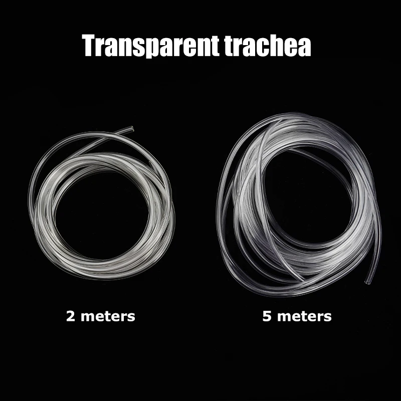 2-5m Aquarium CO2 Tube Pipe Oxygen Hose for Fish Tank Plant CO2 Generator Regulator Reactor System Kit Set Accessories PU 4*6mm 3
