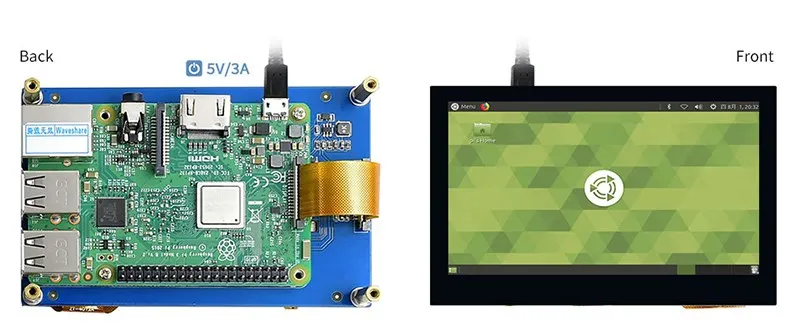 Polegada, DSI, MIPI, TFT, 4B, 3B +, 3B
