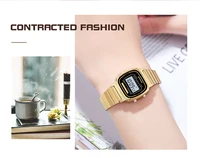 SANDA 6053 Luxury Digital Watch for Women Elegant Waterproof Sports LED Display Womens Wristwatches Clock Relojes Para Mujer