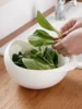 1/3pcs- Colander Rice Bowl Drain Basket Fruit Bowl Washing Drain Basket with Handle Washing Basket Home Kitchen Organizer 5
