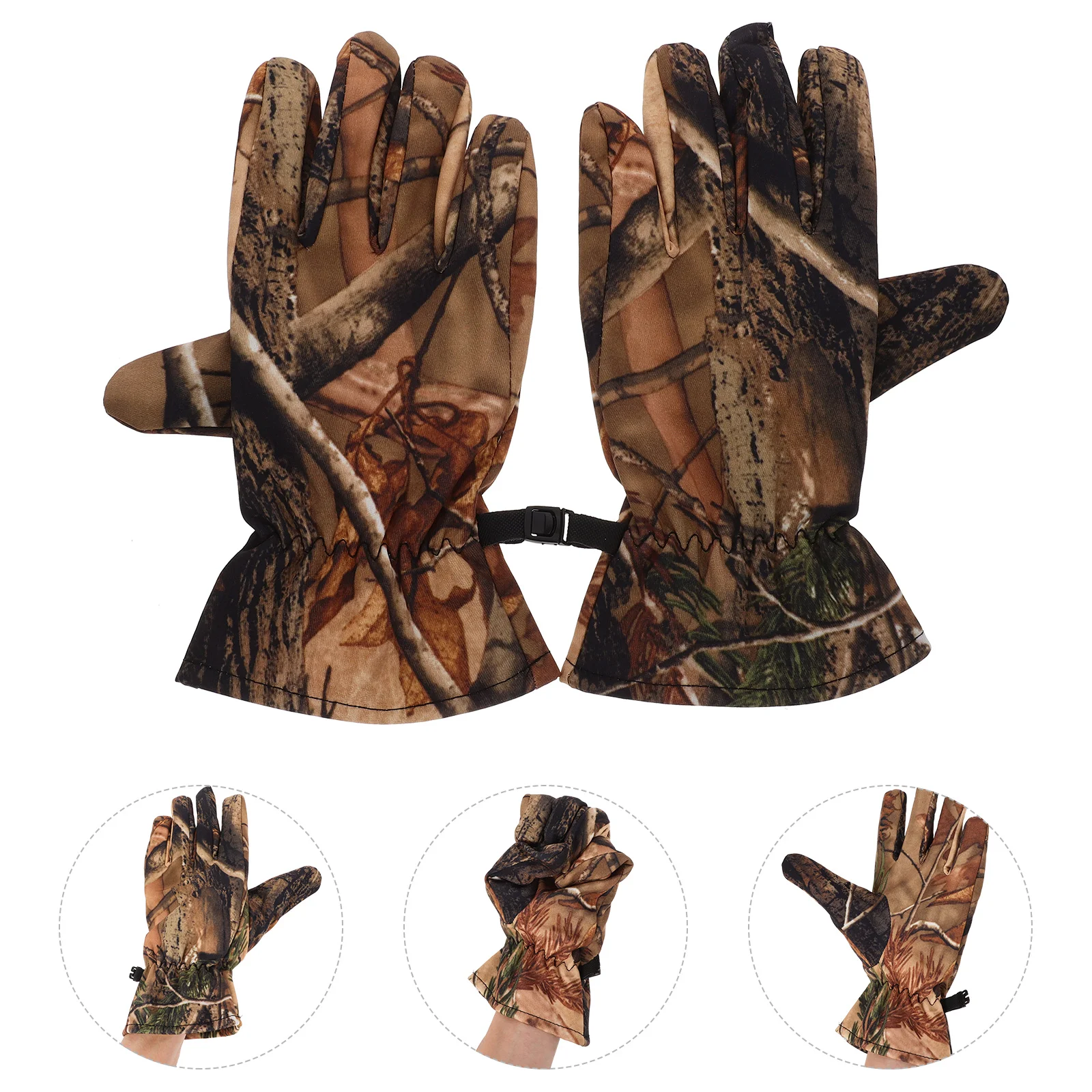 

Gloves Hunting Camo Men Youth Camouflage For Wool Lightweight Shooting Boys Archery Outdoor Gear Full Finger
