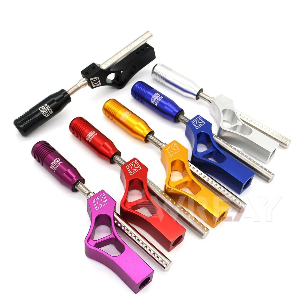 Mugen Aluminum Gear Shift Knob Head Adjustable Shifter Lever Extender For Car Universal