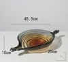 Twist Floating Glass Bowl Luxury High-Grade Nut Candy Bowl Home Hospitality Screw Snacks Display Creative Dried Fruit Bowl 3