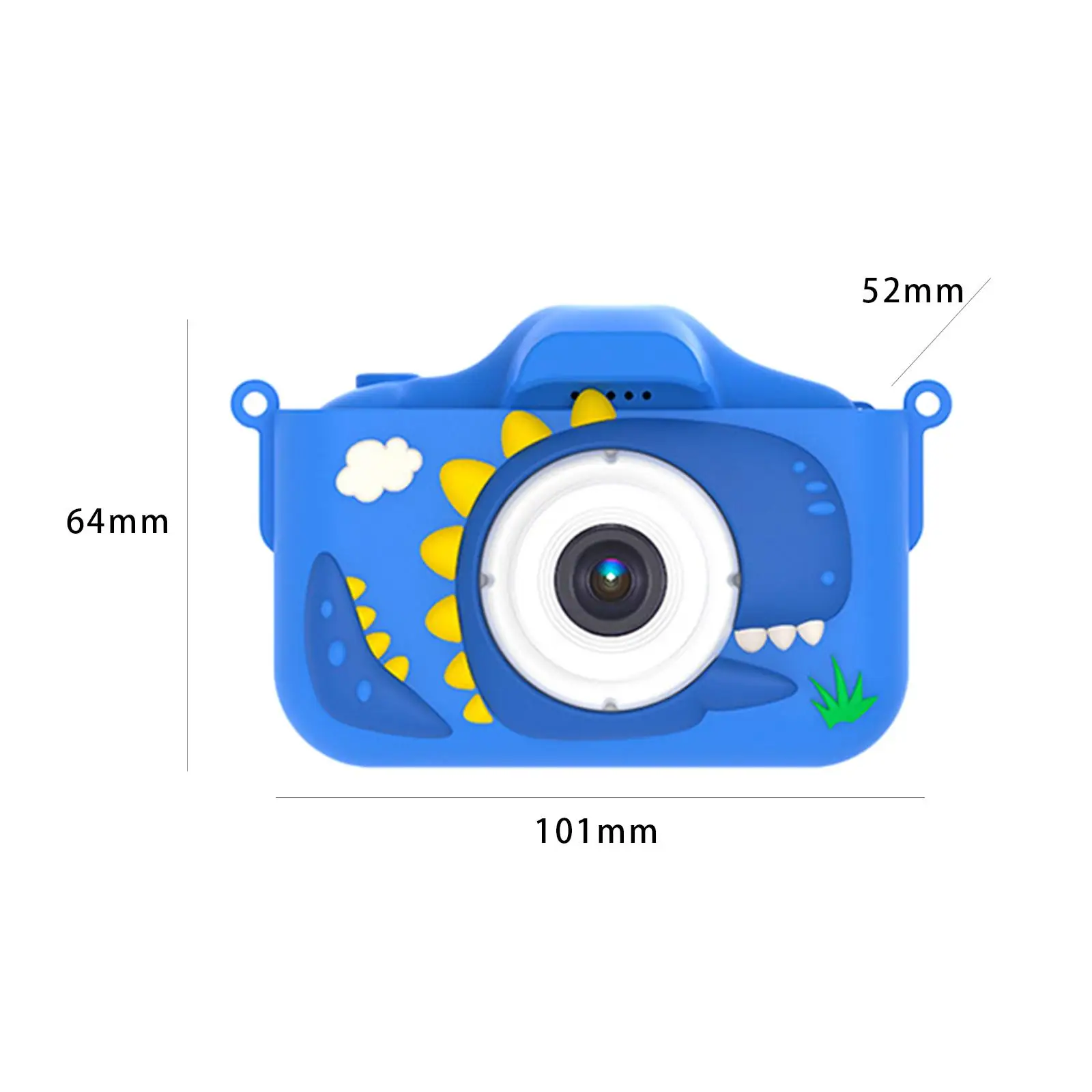 Kids Camera Durable Portable Soft Silicone Cover Children Camera for Children Kids 3-8 Years Old Boys Girls Birthday Gifts