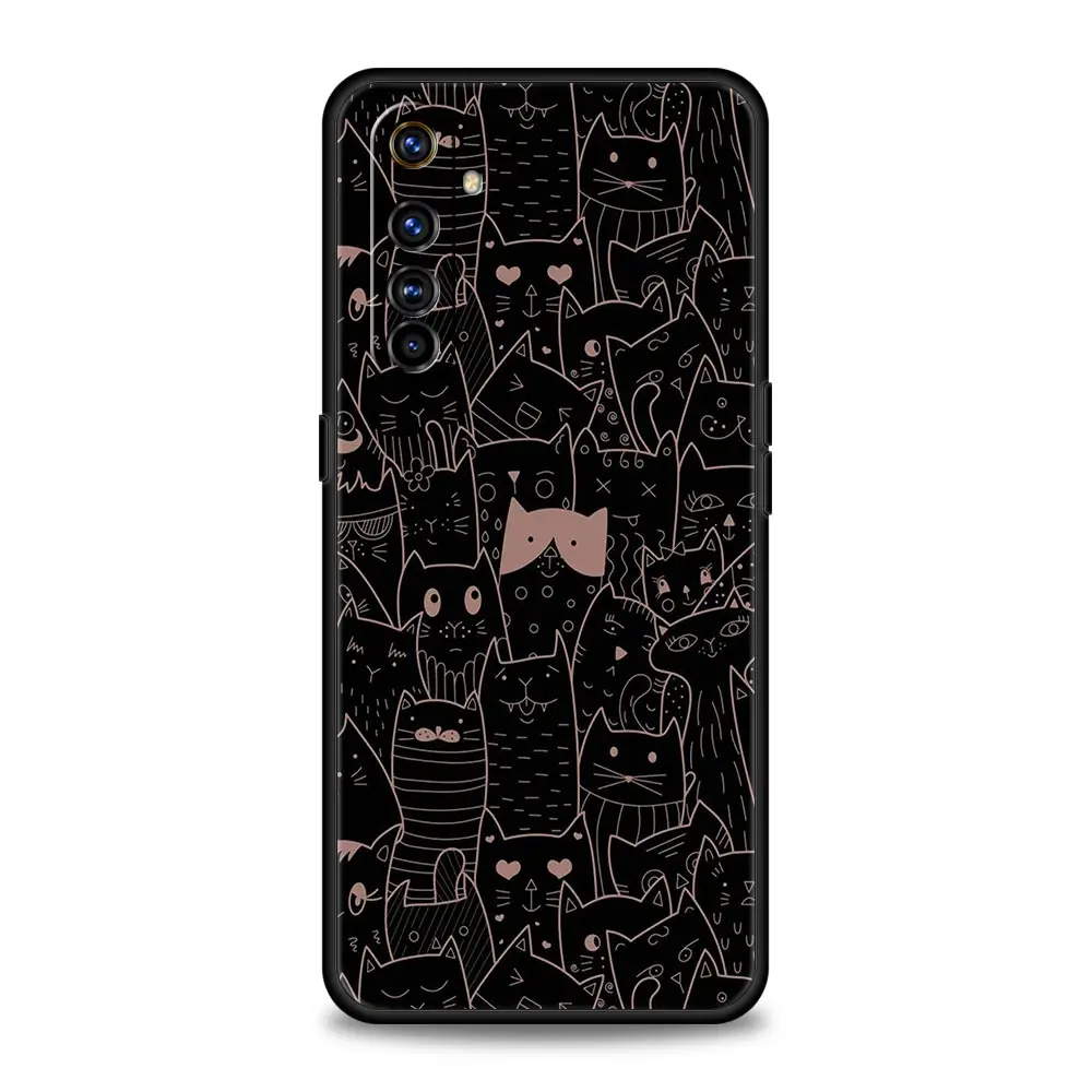 Cat-Printed Phone Case Cover with Enhanced Durability