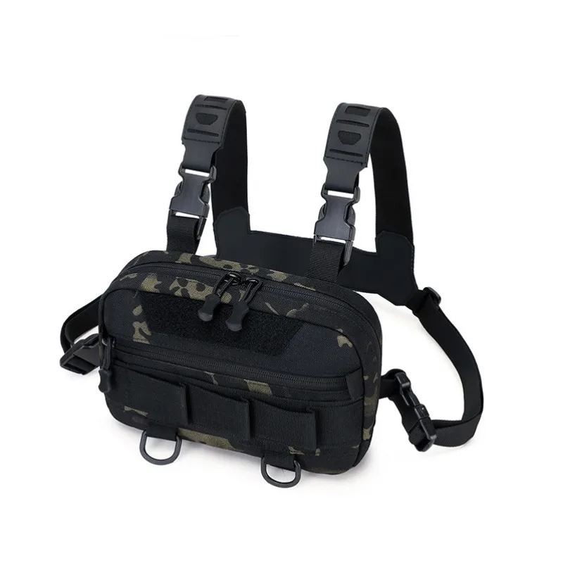 Fishing Waist Bag Universal Tactical Chest Bag Multi Storage Sports Hunting Equipment Bag, Outdoor Climbing Bicycle Backpack