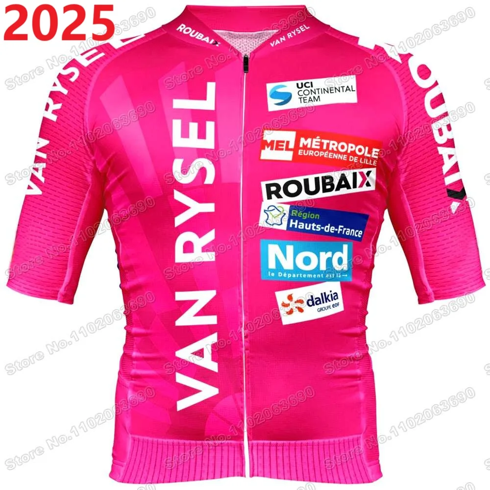 Cycling Jersey Set Van Rysel Roubaix France Team Men Road Bike Shirts Bib Shorts MTB Maillot