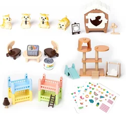 Interactive Children's Cat Toy Set - Pretend Play Cat Character Care Center (Hamster)