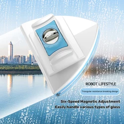Robot Lifestyle Adjustable Magnetic Double Window Cleaner Cleaning Window Brushes Useful Wiper for Effortless Cleaning Tools