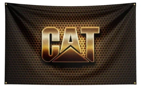 Gartenflagge Katze Unter Decke 90x152cm - Doppelseitig Bedruckt Outdoor Banner