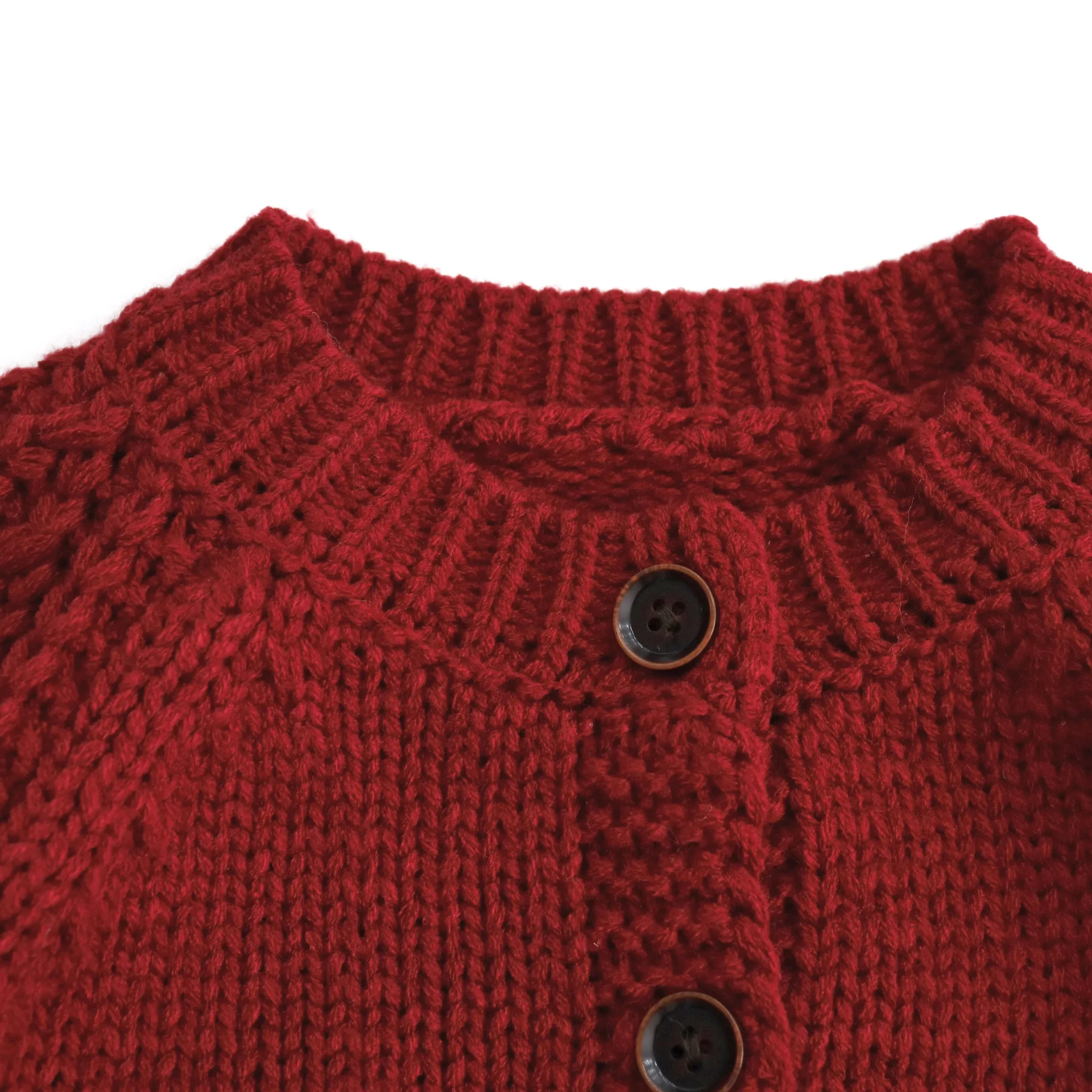 Red Knit Christmas Sweater for Kids