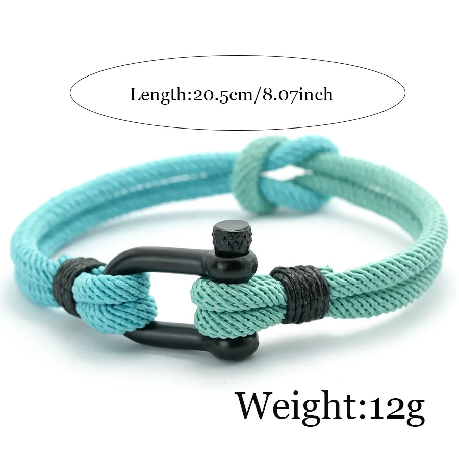 Men Leather Rope Wrap Bracelet