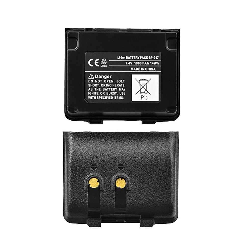 BP-217 Walkie Talkie Replacement Battery 1900mAh BP-217Li for ICOM IC-80AD IC-91A IC-E80D IC-E90 IC-E91 IC-T90A Two Way Radios 5