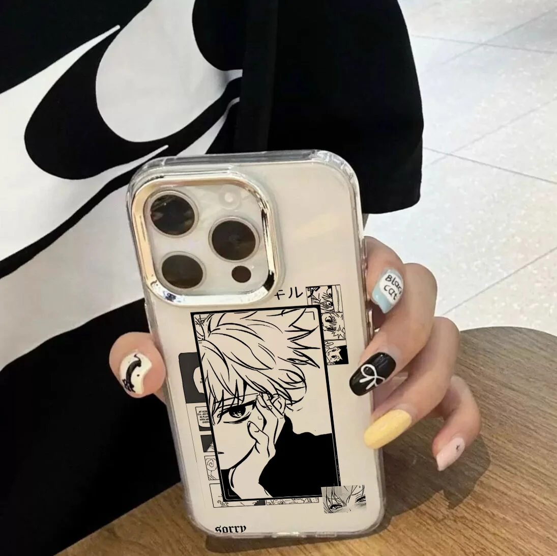 Transparent Soft Anime Hunter × Hunter Phone Case