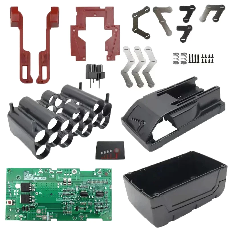 Enhanced Lithium-ion Battery Plastic Case with PCB Charging Protection Circuit