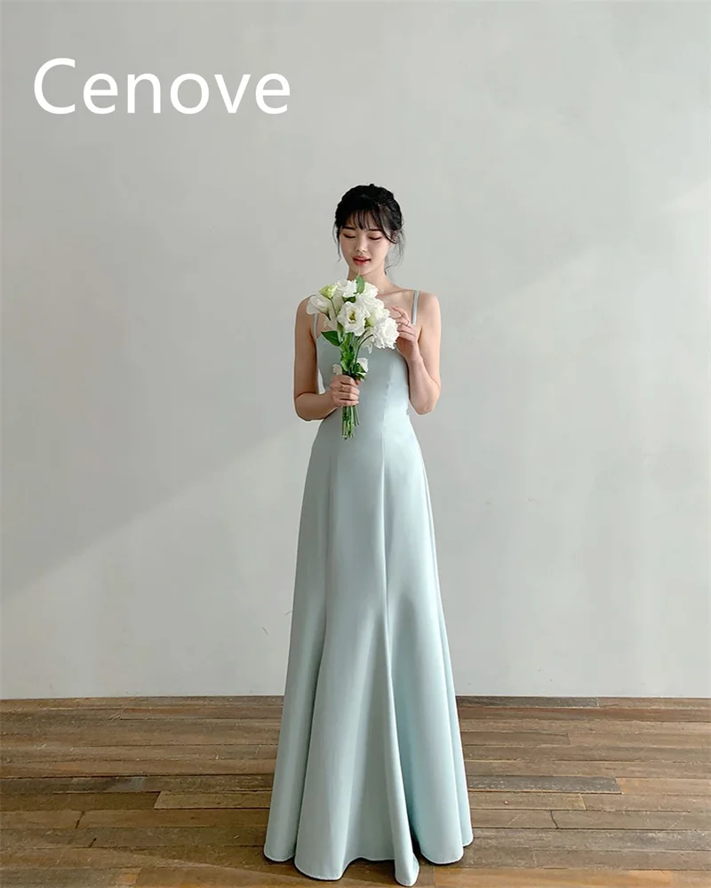 

Cenove A-Line Strapless Prom Dress Shawl Sleeves With Floor Length Evening Summer Elegant Party Dress For Women2023