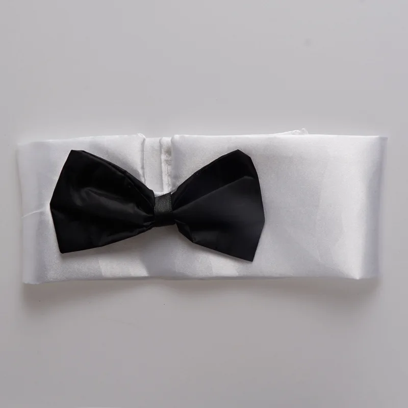 Gay Men Sexy Costume Accessories Bow Tie Collar and Cuff Set Male Dancer Sexy Stripper Cosplay Butler Waiter Lingerie Clubwear men costume accessories