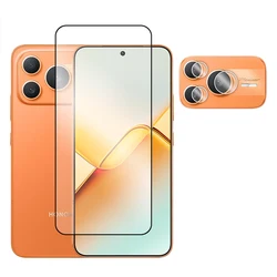 6 - in - 1 Full Cover Tempered Glass Screen Protector with Lens Film for Honor Power2 (1 Glass and 1 Lens)