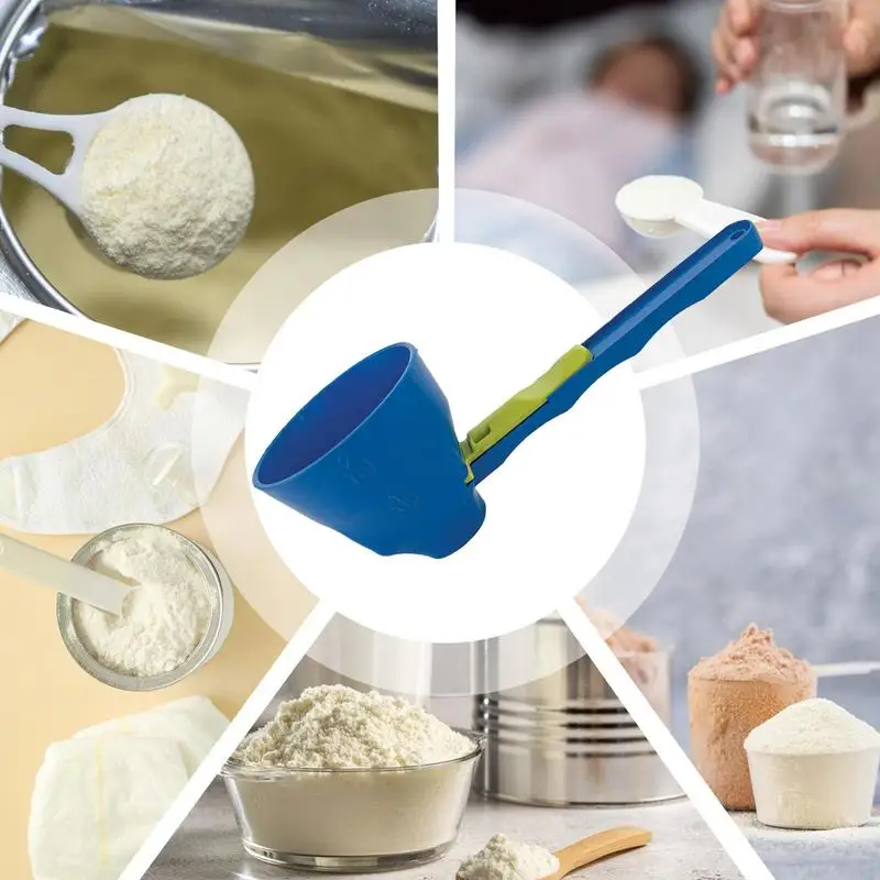 Versatile Funnel Scoop for Precise Ingredient Measurements