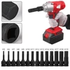 Electric Drill Socket Adapter Air Impact Wrench Hex Head Socket 12.5mm Adapter Screw Tap Socket Adapter 3