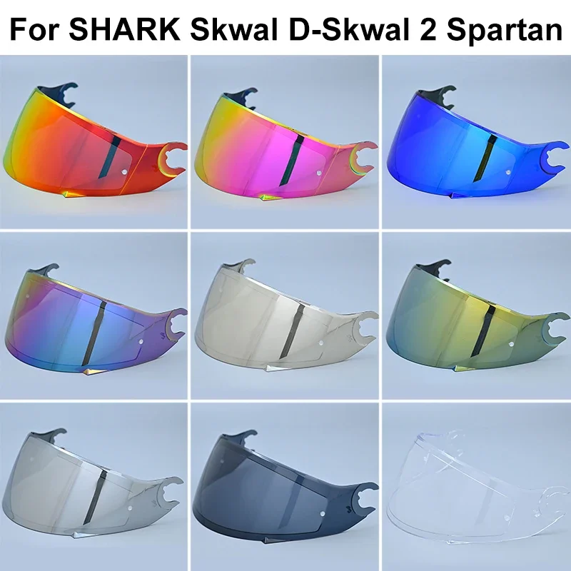 For D Skwal D-Skwal 2 Spartan Helmet Visor Full Face Replacement Helmet Lens Visor Accessories Capacete Windshield For SHARK