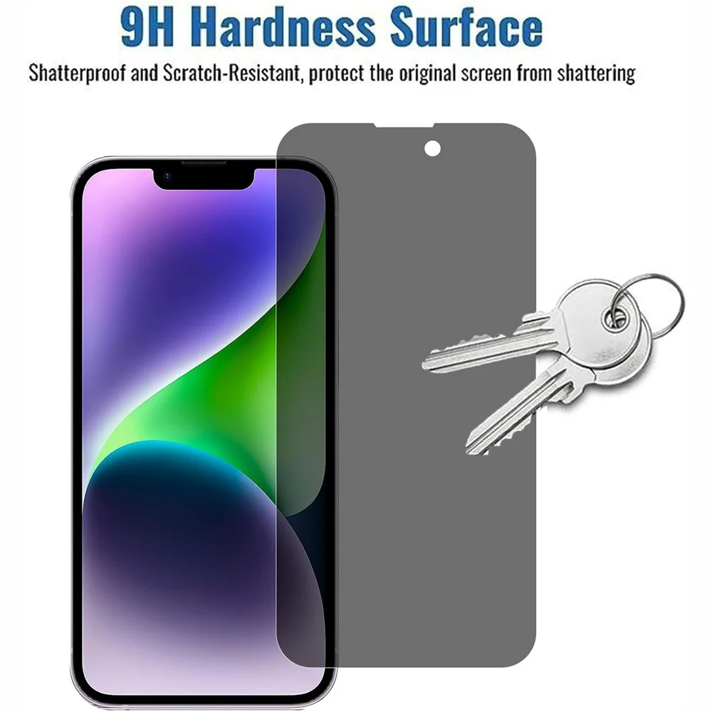 Privacy Screen Protector For iPhone 13 14 15 Pro Anti Spy Tempered Glass For iPhone 11 12 13 14 15 Pro Max Pelicula Privacidade