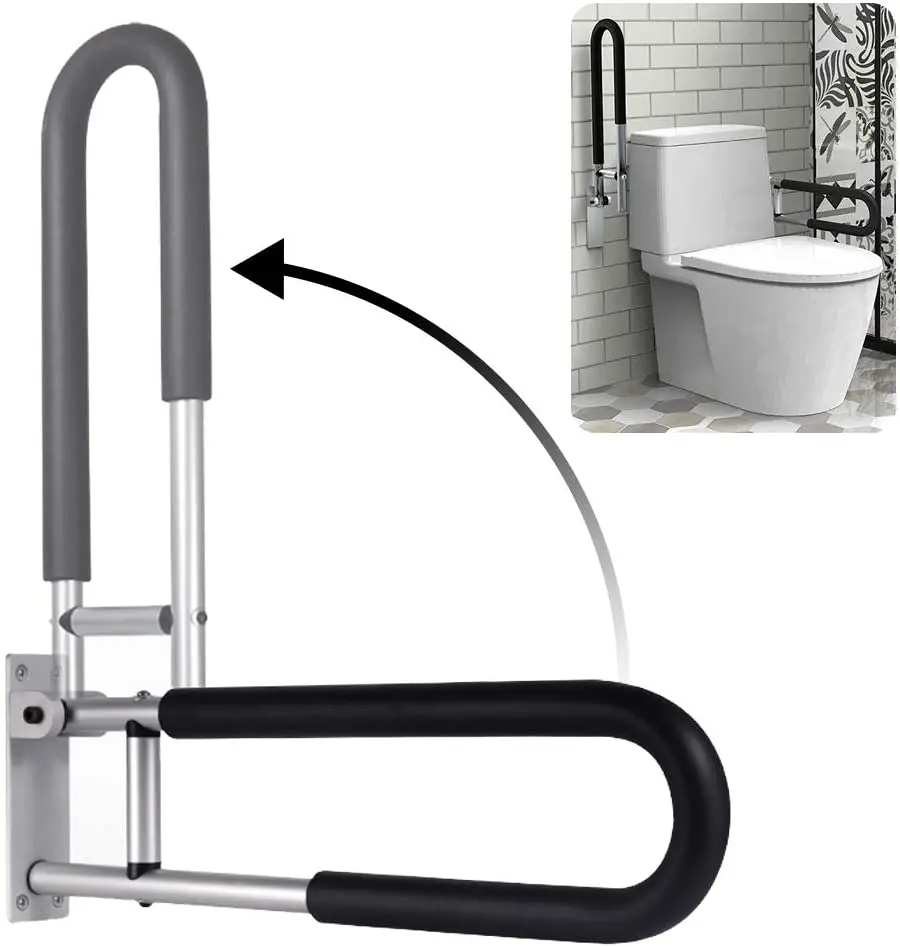 Grab Bars Rails Toilet Handrail Bathroom Safety Bar Hand Support Rail Handicapped For Seniors Elderly Disabled Mounted Bath Grip