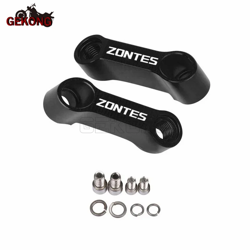 ZONTES 368G 368E 368M 350E G1 125 125U G1 150 310T 310X 703F 오토바이 미러 라이저 연장 브래킷 액세서리