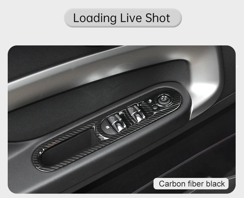 Autotür-Fensterheber-Dekorblende für BMW Mini Countryman F60 2017-2023 Auto-Innenausstattung Zubehör – Detail 15