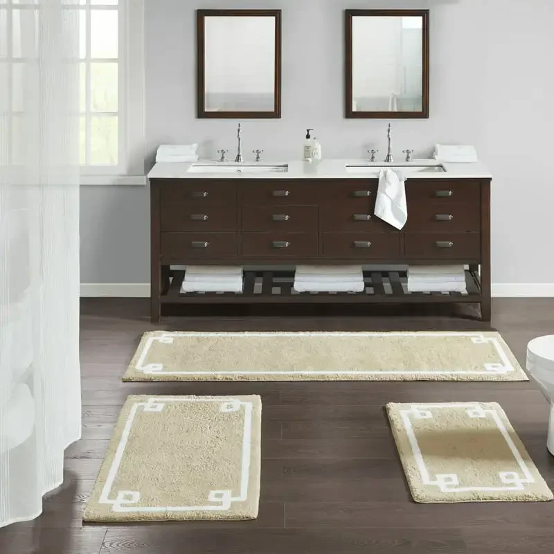 

100% High Pile Cotton Tufted Bath Rug Large area rug for living room Cat rug Room accessories for men Rug runner Custom rug Bath