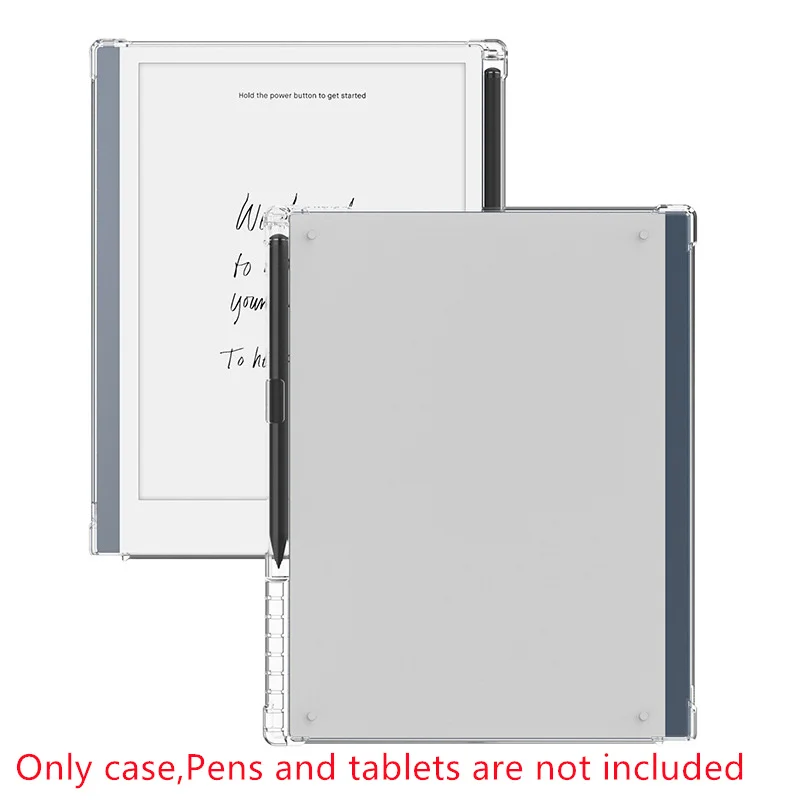 Transparent TPU Protective Case with Pen Slot - Soft Cover