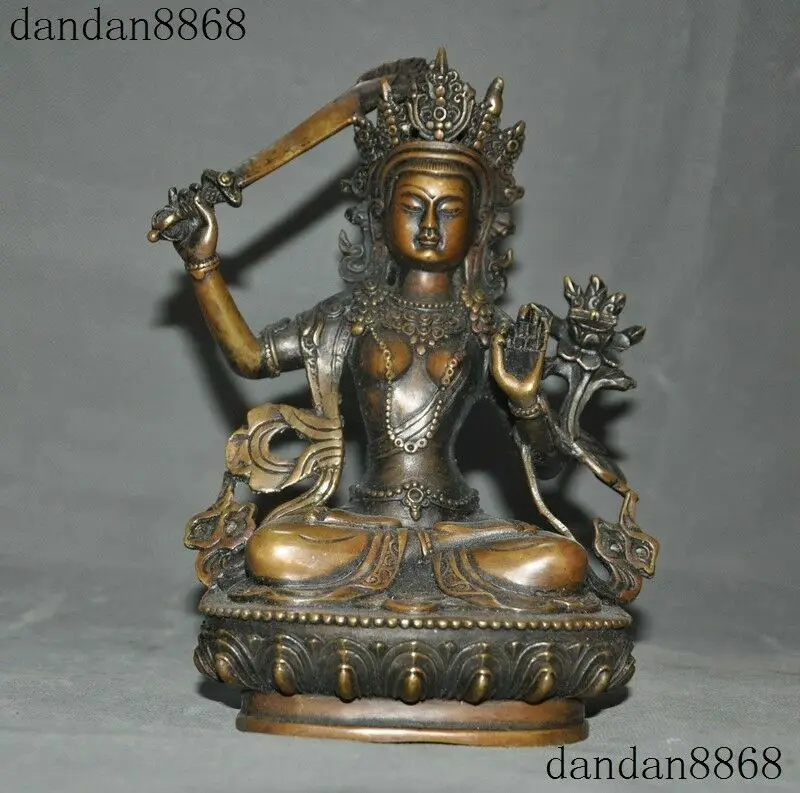 

Статуэтка Будды тара Кван-Инь Гуань Дин, 8 дюймов