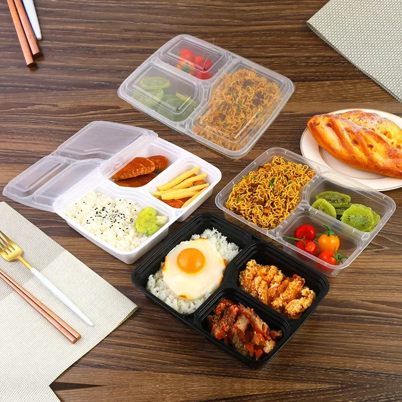Eco-Friendly Reusable Bento Lunch Box with Multiple Compartments