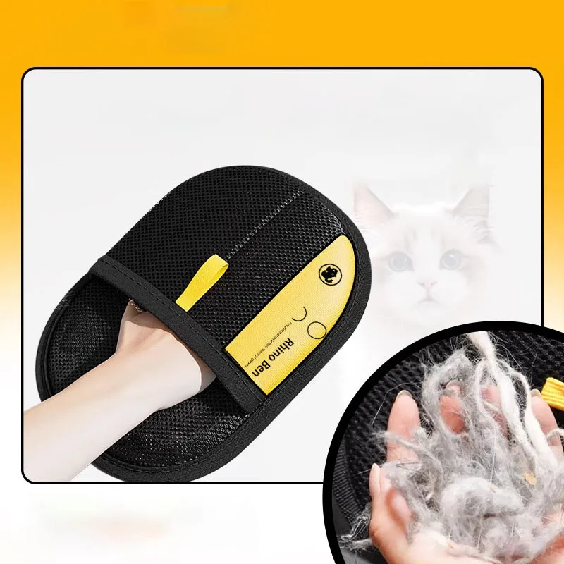 Ultimate Double-Sided Grooming Gloves for Pets - Gentle Deshedding Solution