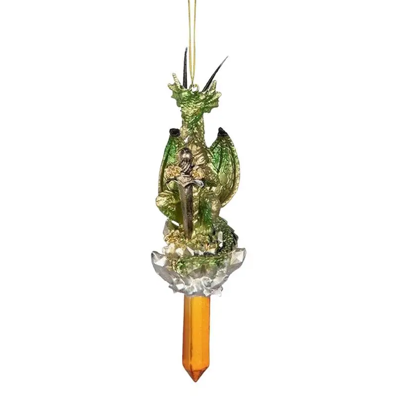 

Автомобильный подвесной дракон, зеркало заднего вида, автомобильное внутреннее украшение дракона, регулируемое гладкое украшение для дома