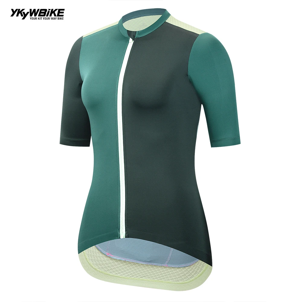YKYWBIKE Women Cycling Jersey MTB Summer Maillot Bike Shirt Downhill Jersey Pro Team Short Sleeve Bicycle Clothing