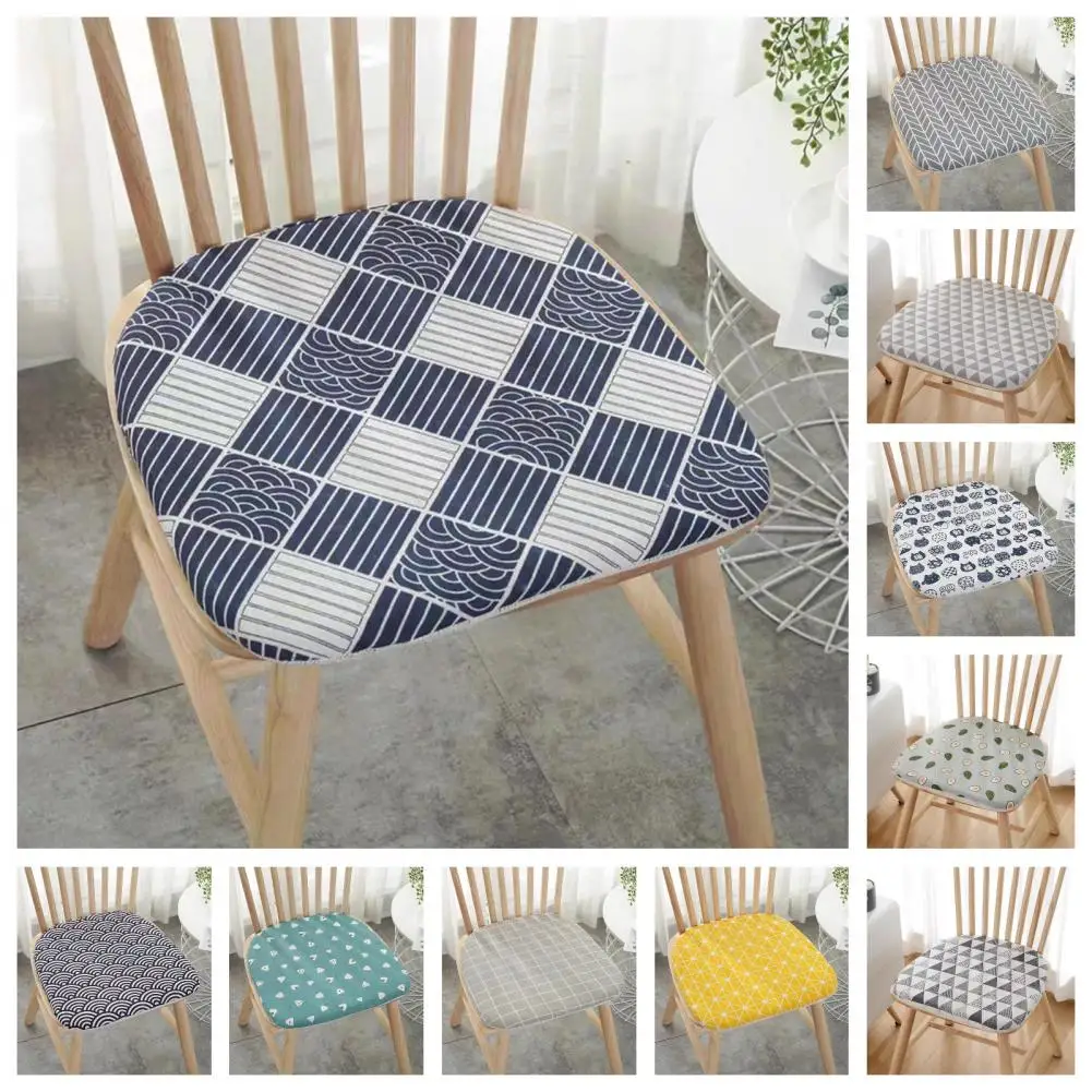 

Chair Cushion with Plush Trim Comfortable Seat Cushion for Home Decor Non-slip Breathable Dining Cushion for Room for Comfort