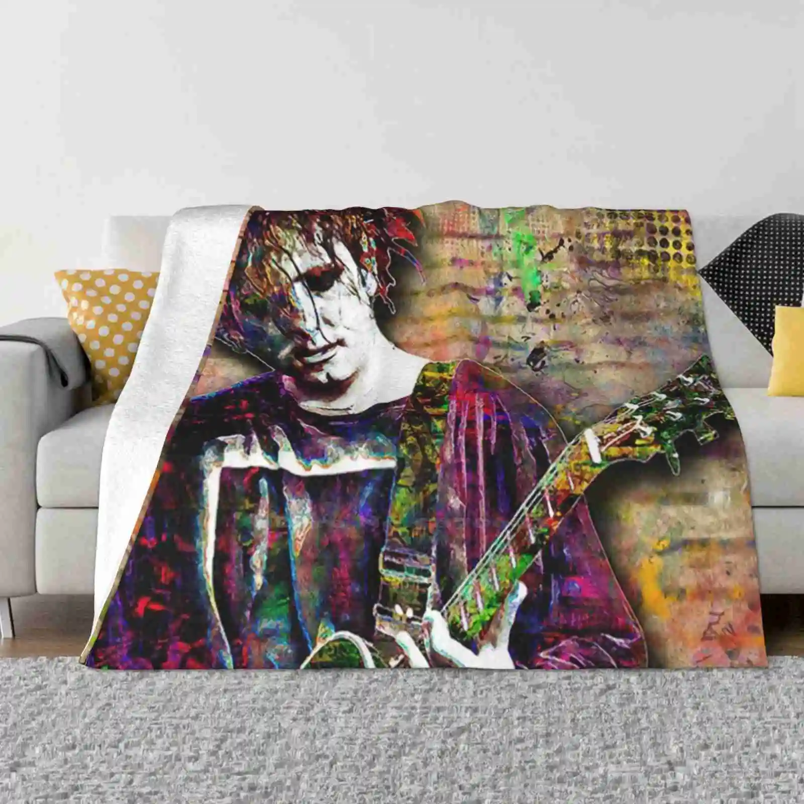

Trending! New Selling Custom Print Flannel Soft Blanket The Cure Logo The Cure Galaxy The Cure Stuff The Cure Top The Cure
