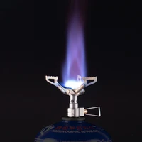 BRS 3000T Ourdoor Gas Stove Titanium Alloy Mini Portable Camping Stove Hiking Tourist Gas Burner with Adapter Camping Gadgets